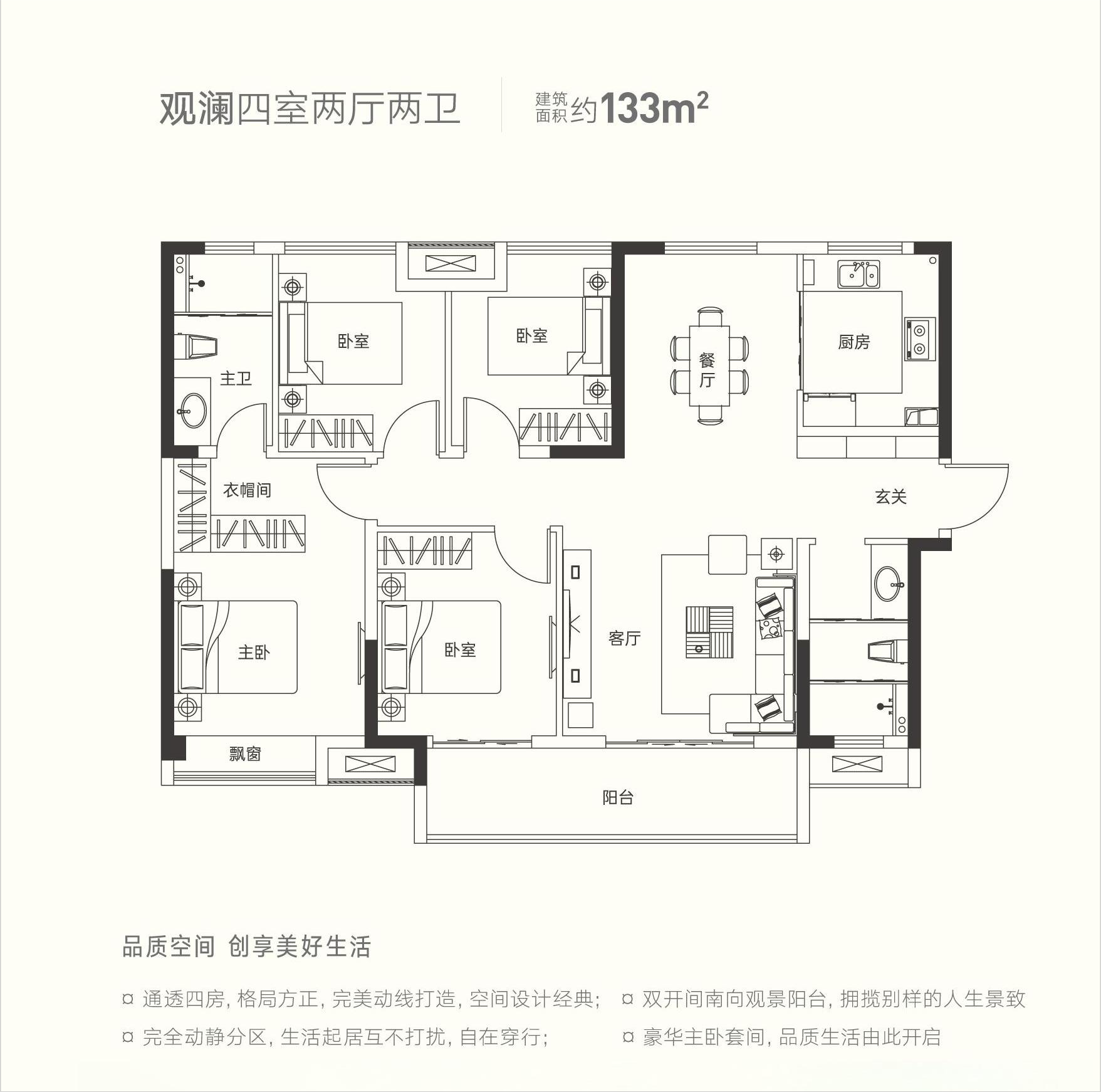 十里晴岚
                                                            4房2厅2卫
